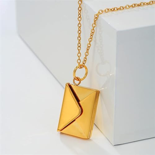 VERDANAE - ENVELOPE LOVE LETTER PENDANT NECKLACE