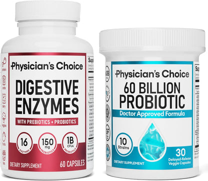 VERDANAE  - DIGESTIVE ENZYMES 60CT + 60B PROBIOTIC 30CT