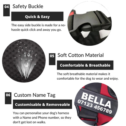 VERDANAE   - CUSTOM FIT NO-PULL DOG HARNESS